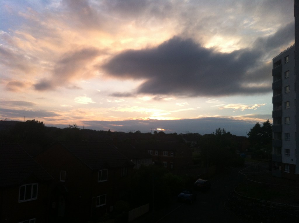 You can't tell, but the Waseley Hills Country Park is in the distance.