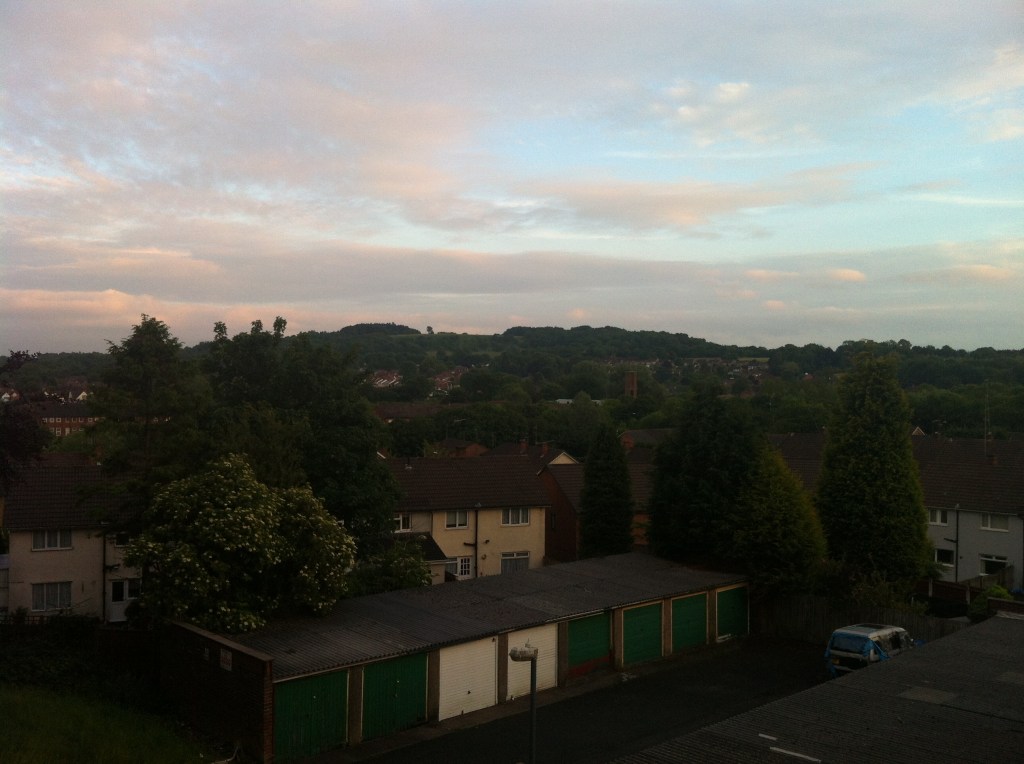 You can see Beacon Hill, which is part of the Lickey Hills Country Park, from the balcony etc...