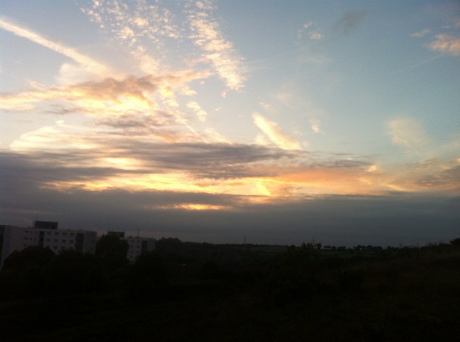 On Rubery Hill now, you can just see rural Frankley in the distance. 