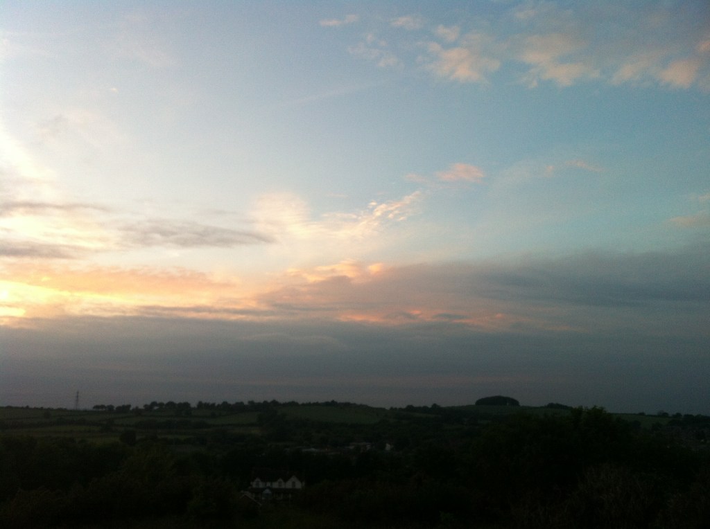 You can make out rural Frankley, with some of the New Frankley semi-rural-suburb below it.