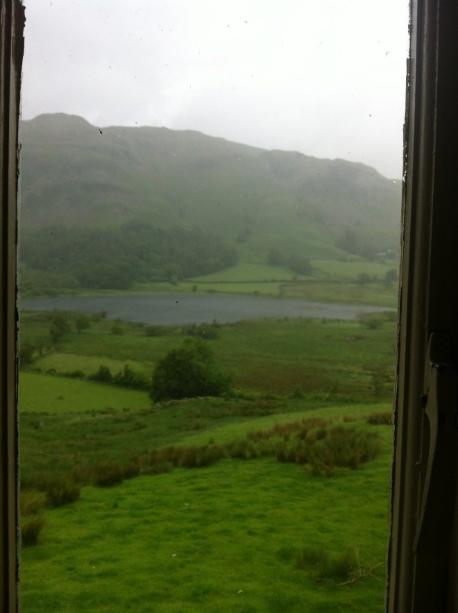 We awoke to rain. Even in a down poor it is fantastic! 